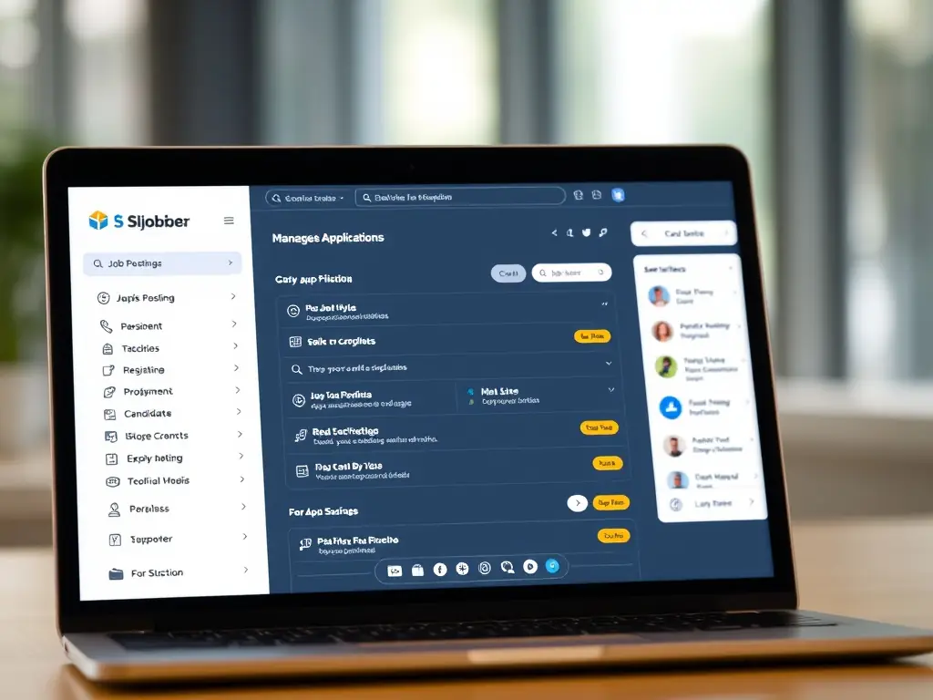 A clean, professional screenshot of the Jazz HR platform's job posting creation interface, showcasing customizable fields and branding options.